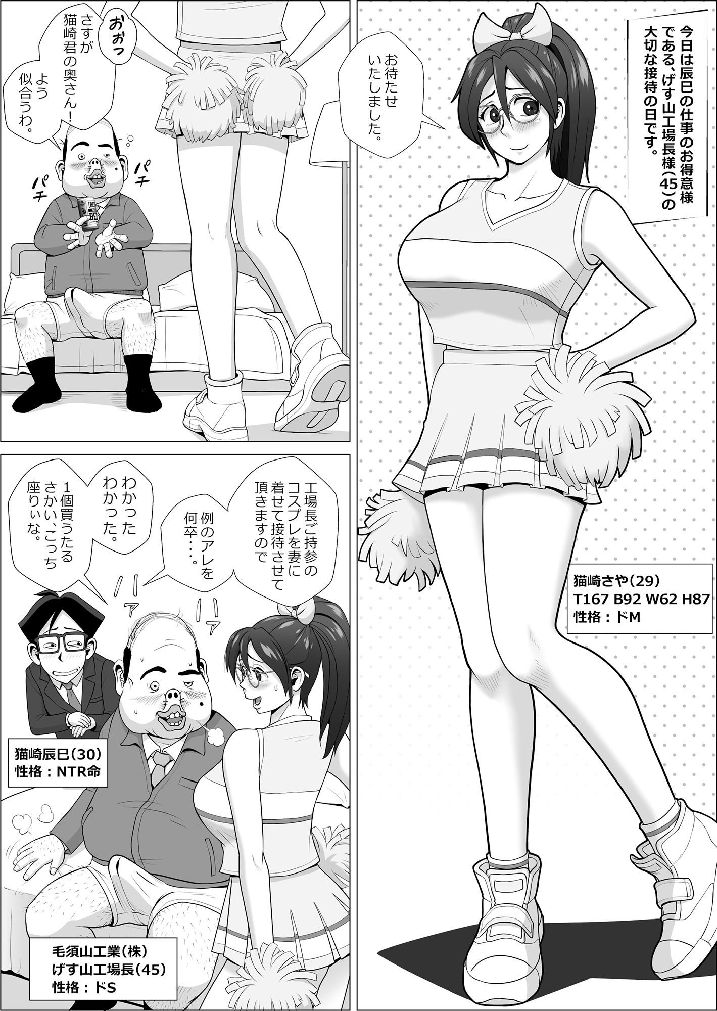 エロ人妻のあぶない寝取られ接待 ゲス工場長編